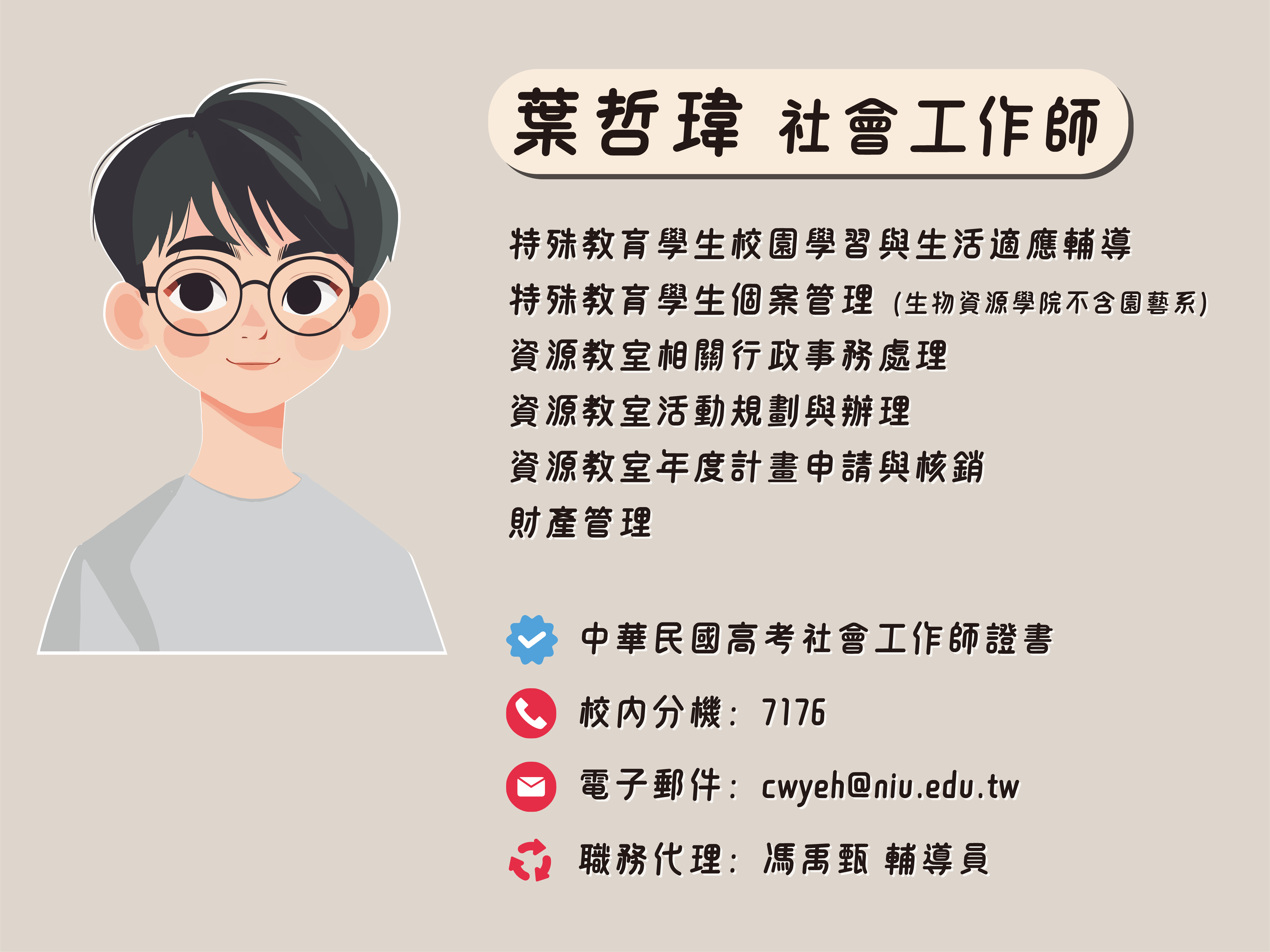 葉哲瑋社會工作師