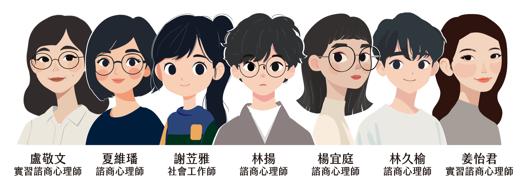 114學年度 學生諮商組成員